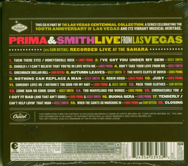 Live From Las Vegas - The Las Vegas Centennial Collection (CD)