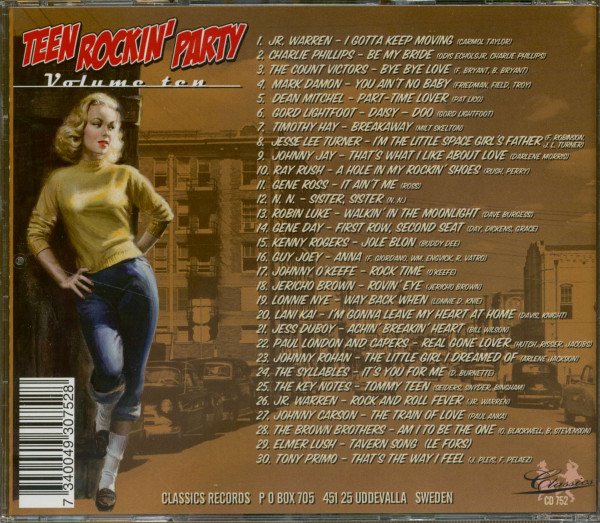 Teen Rockin' Party Vol.10 (CD)