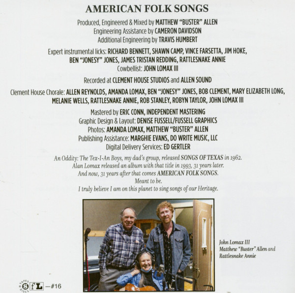 American Folk Songs (CD)