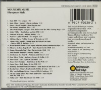 Aperçu: Mountain Music Bluegrass Style (CD) Aperçu: Mountain Music Bluegrass Style (CD)