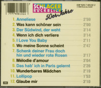 Aperçu: Schlager Rückblick - 50er Jahre (CD) Aperçu: Schlager Rückblick - 50er Jahre (CD)