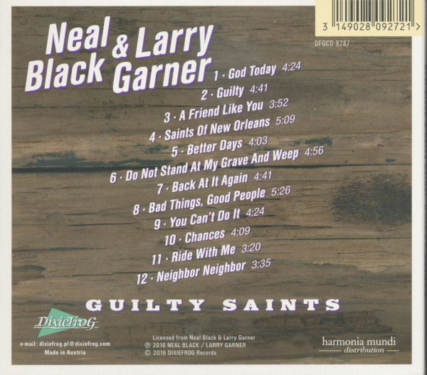 Guilty Saints (CD)