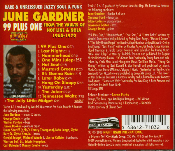 99 Plus One: Rare & Unissued Jazzy Soul & Fun (CD)