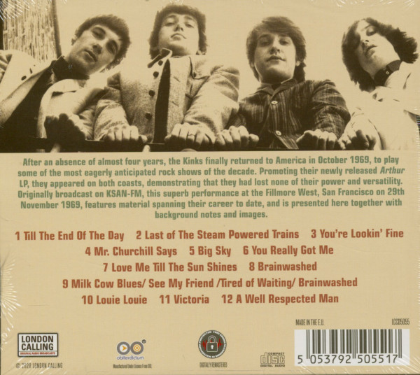 Live In San Francisco 1969 (CD)