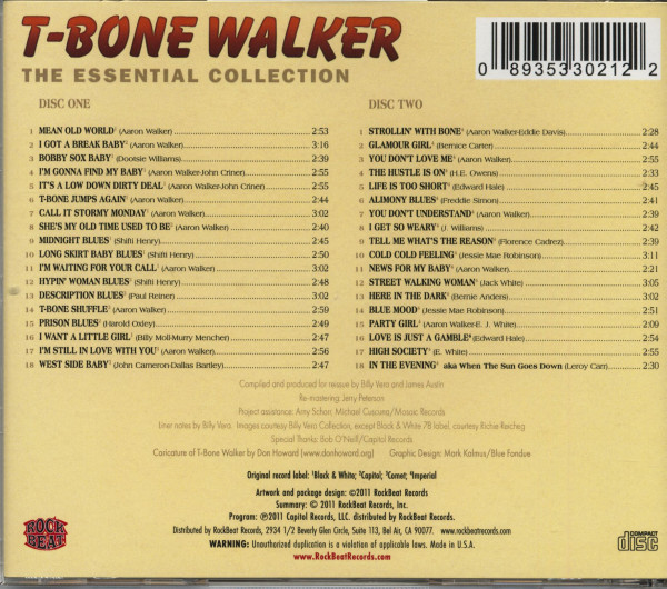Essential T-Bone Walker Collection (CD)