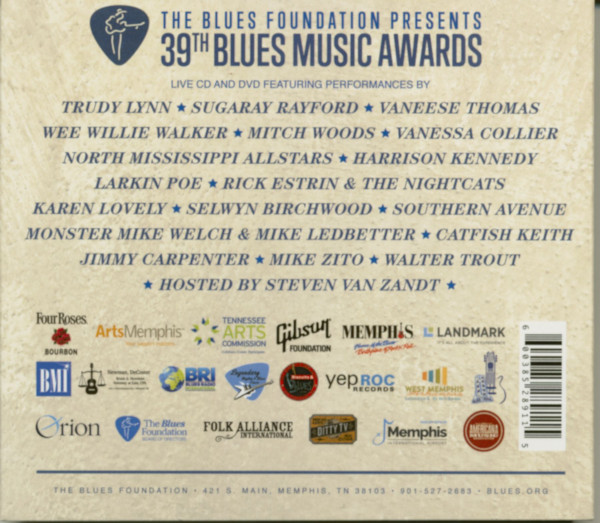 39th Blues Music Awards, 2018 (CD & DVD)
