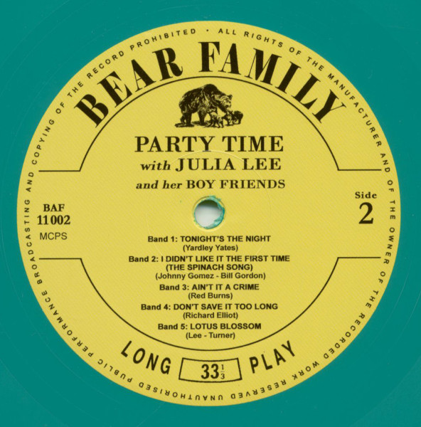 Party Time (LP, 10inch, Ltd.)