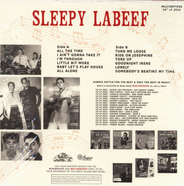 Turn Me Loose (LP, 10inch)