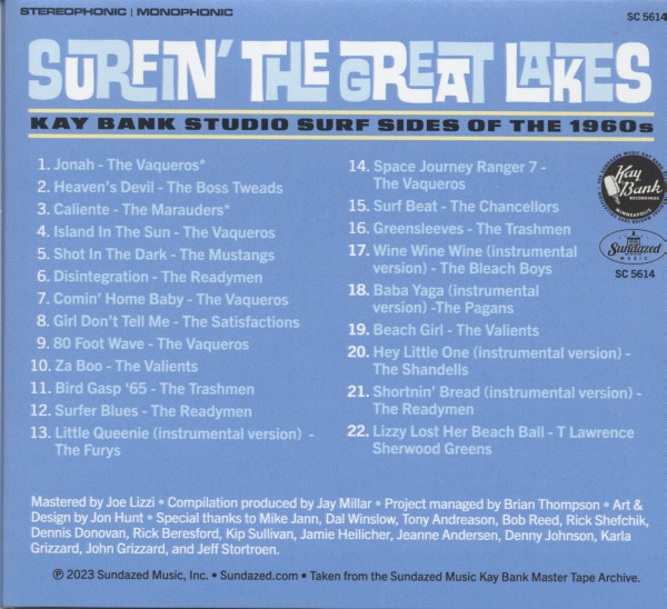 Surfin' The Great Lakes - Kay Bank Studio Surf Sides Of The 1960s (CD)