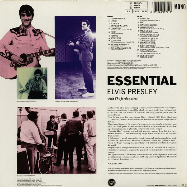 Essential Elvis Vol.1 (LP) B-stock
