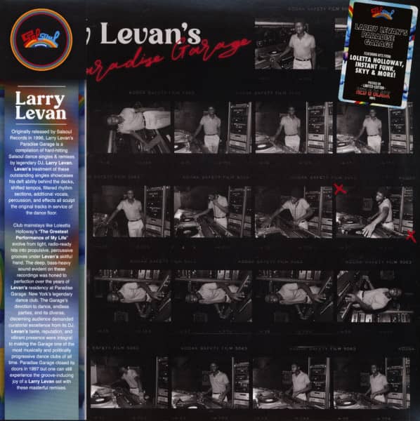 Larry Levan's Paradise Garage (2-LP, colored Vinyl, Ltd.)