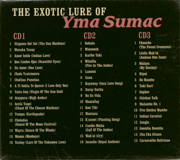 The Exotic Lure Of Yma Sumac (3-CD)