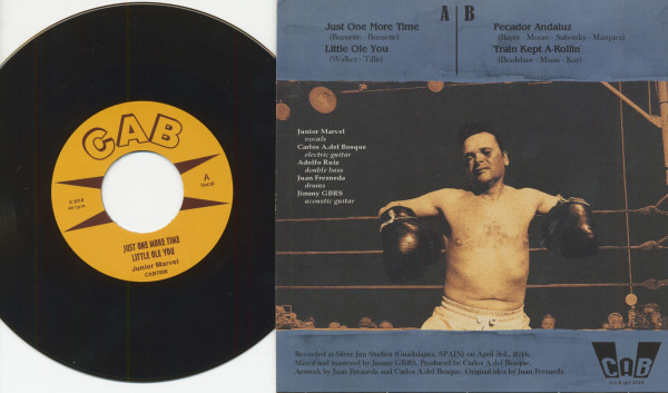 Junior Marvel Hits The Burnette Brothers (7inch, EP, 45rpm,EP, PS)