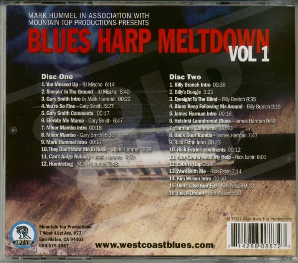 Blues Harp Meltdown Vol.1 (2-CD)