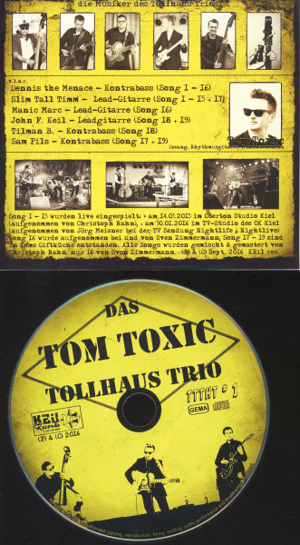 Das Tom Toxic Tollhaus Trio - TTTHT No.1 (CD, Ltd.)