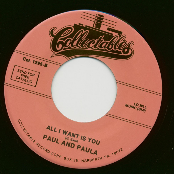 Hey Paula - All I Want Is You (7inch, 45rpm)