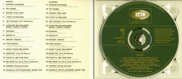 Richard, Cliff Cliff - Mono & Stereo (CD)