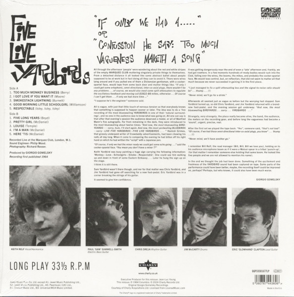 Five Live Yardbirds (LP)