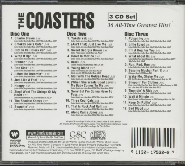36 All-Time Greatest Hits (3-CD)