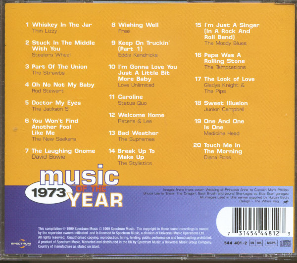 Music Of The Year - 1973 (CD)