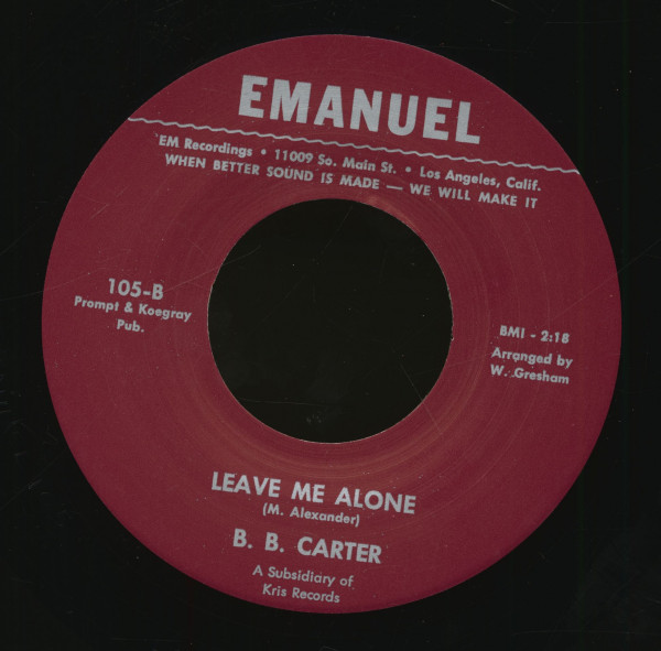 Sweet Words - Leave Me Alone (7inch, 45rpm)