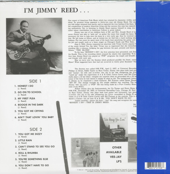 I'm Jimmy Reed (LP, 180g Vinyl)