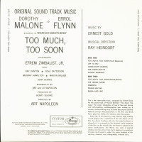 Aperçu: Too Much, Too Soon - Original Soundtrack Music (LP) Aperçu: Too Much, Too Soon - Original Soundtrack Music (LP)
