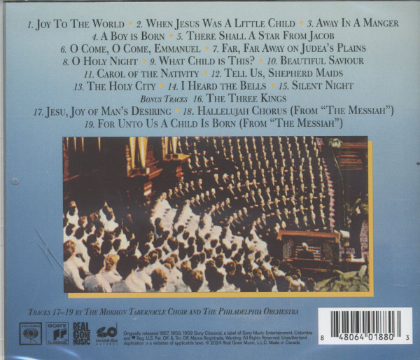 The Mormon Tabernacle Choir Sings Christmas Carols (CD)