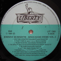 Aperçu: Johnny Burnette Sings Rare Items Vol.2 (LP) Aperçu: Johnny Burnette Sings Rare Items Vol.2 (LP)
