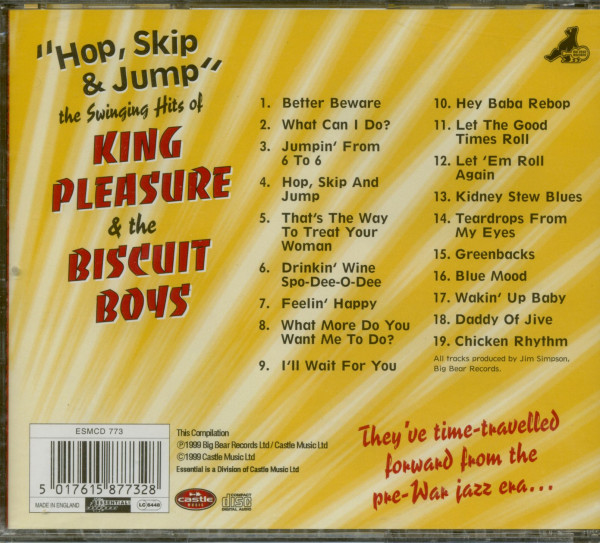 Hop, Skip & Jump - The Swinging Hits Of King Pleasure & The Biscuit Boys (CD)