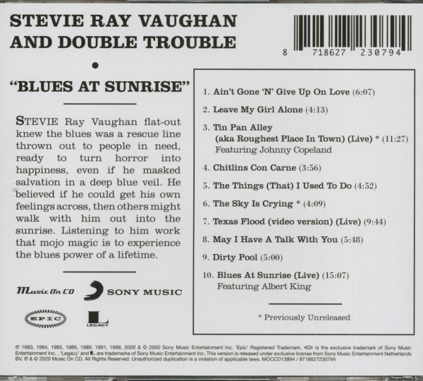 Blues At Sunrise (CD)