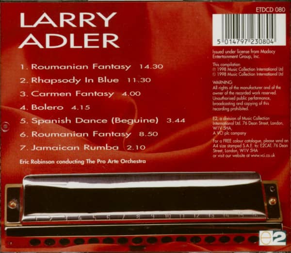 Harmonica Virtuoso (CD)