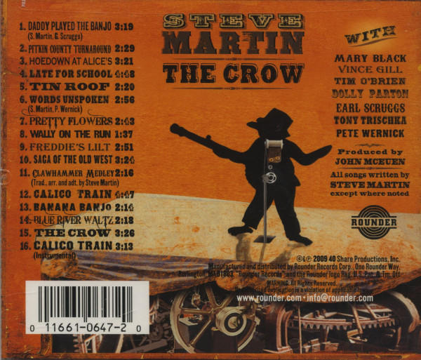 The Crow - New Songs For The Five-String Banjo (CD)