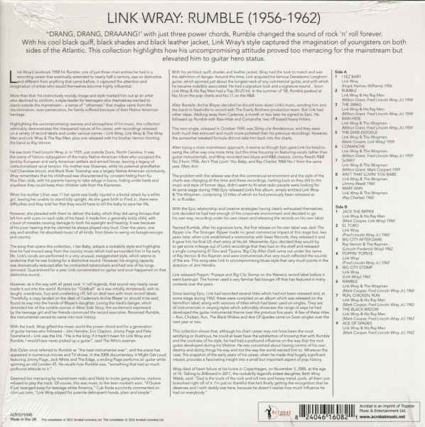 Rumble 1956-62 (LP)