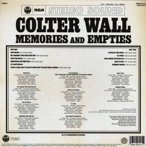 Memories And Empties (LP, colored Vinyl)