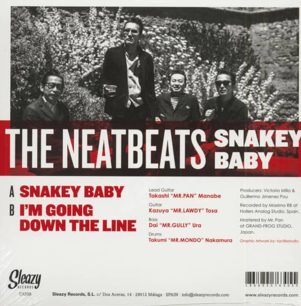 Snakey Baby - I'm Going Down The Line (7inch, 45rpm, PS)