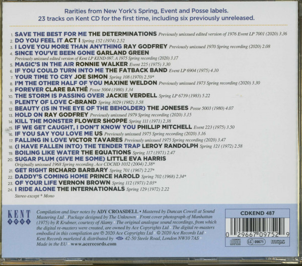 Spring NYC Soul (CD)