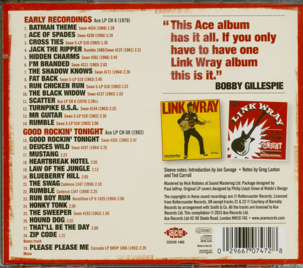 Early Recordings - Good Rockin' Tonight (CD)