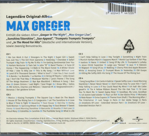 Legendäre Original-Alben (4-CD Big Box)