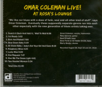 Aperçu: Omar Coleman Live! (CD) Aperçu: Omar Coleman Live! (CD)