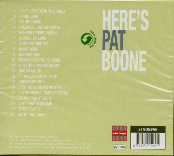 Here´s Pat Boone (CD)