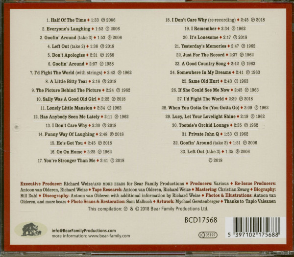 Sally Was A Good Old Girl (CD)