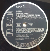 Aperçu: The Best Of Skeeter Davis (LP) Aperçu: The Best Of Skeeter Davis (LP)