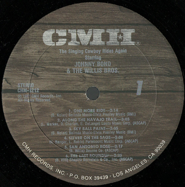 The Singing Cowboy Rides Again! (LP)