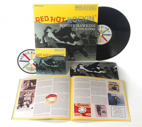 Red Hot Rockin' with Ronnie Hawkins (LP & CD, 10inch, 45rpm)