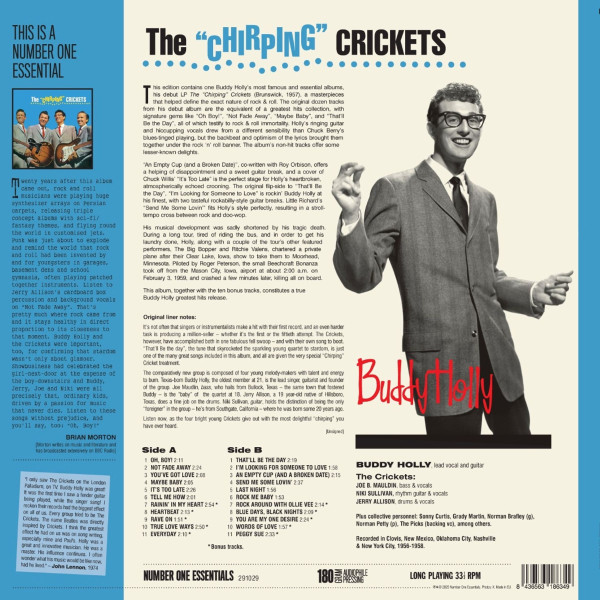 The 'Chirping Crickets' (LP, 180g Vinyl)