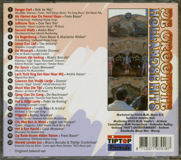 De Grootste Hollandse Hits (CD)
