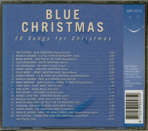 Blue Christmas - 20 Songs For Christmas (CD)