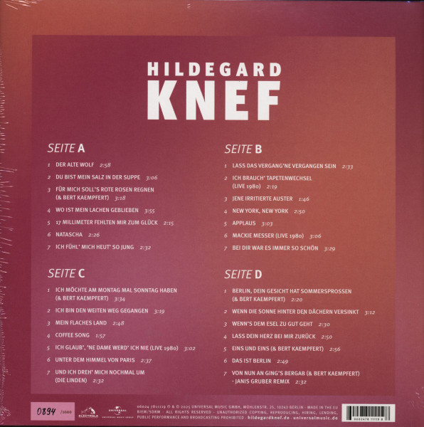 Große Erfolge und Raritäten (2-LP, colored Vinyl, Ltd.)