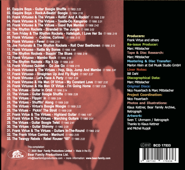 Frank Virtue And The Virtues - Rock (CD)